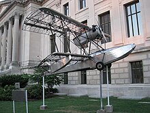 The Budd BB-1 Pioneer in front of the Franklin Institute. 2008 09 07 - Philadelphia - Budd BB-1 Pioneer 01.JPG