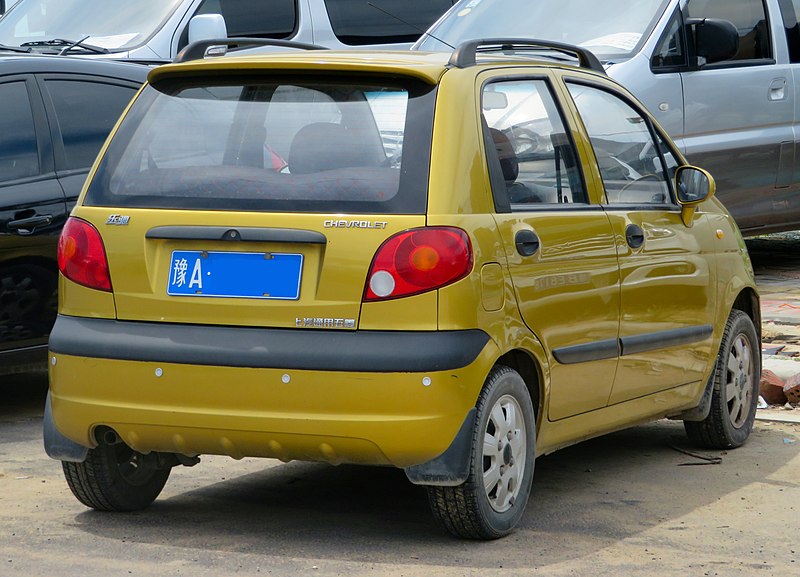 File:2009 SAIC-GM-Wuling Chevrolet Spark (Lechi), rear 8.16.18.jpg