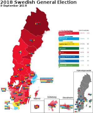 Elecciones generales de Suecia de 2018