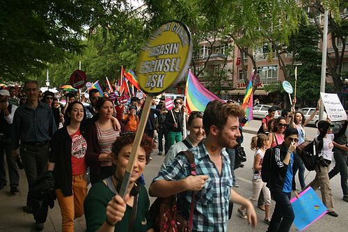 March against Homophobia and Transphobia in 2012, Kurtuluş Park, Ankara
