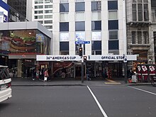 An official 36th America's Cup souvenir shop in Auckland CBD, New Zealand 36th Americas Cup Souvenir Shop.jpg