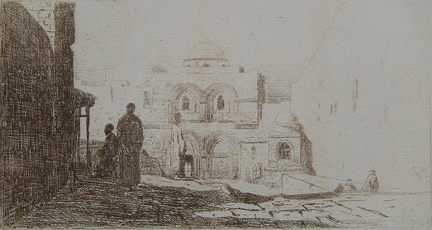 El Santo Sepulcro, 1870, (12x22,5)