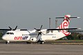 ATR 72 of EuroLot on the apron in Gdańsk