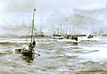 A Naval Review at Spithead. Jubilee 1897 (Kitson) RMG PW2110.jpg