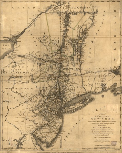 File:A map of the Province of New-York reduc'd from the large drawing of that Province, compiled from actual surveys by order of His Excellency William Tryon, Esqr., Captain General & Governor of the same, LOC 74692660.tif