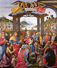 Adoration of the Magi of the Spedale degli Innocenti, Domenico Ghirlandaio