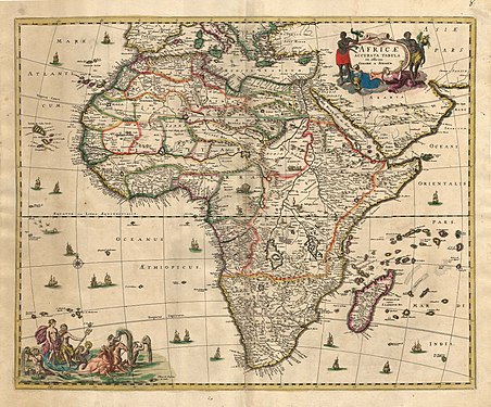 نقشه آفریقا خرارد فان اسخاخن