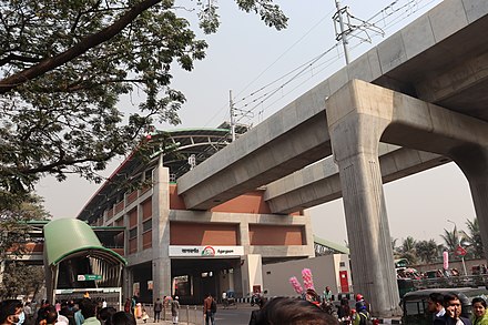 Agargaon metro station