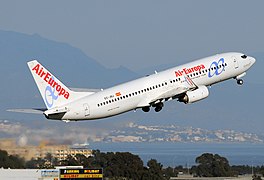 In Boeing 737-800 fan Air Europa (2010)