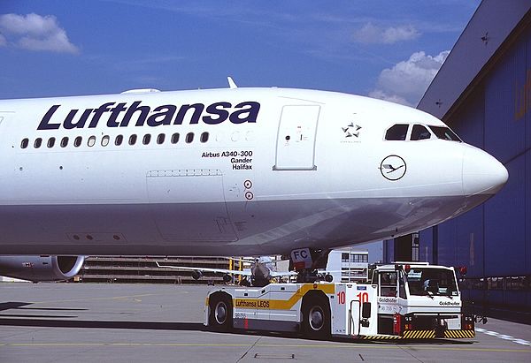 Lufthansa's Gander Halifax plane