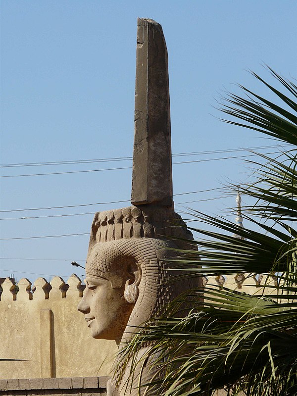 Statue of Meritamen, a daughter of Ramesses II, in the temple of Min