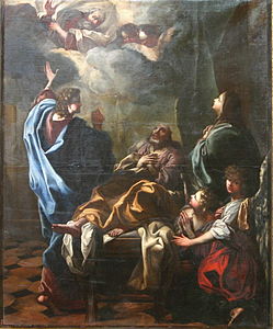 La Mort de saint Joseph, Allauch, église Saint-Sébastien.