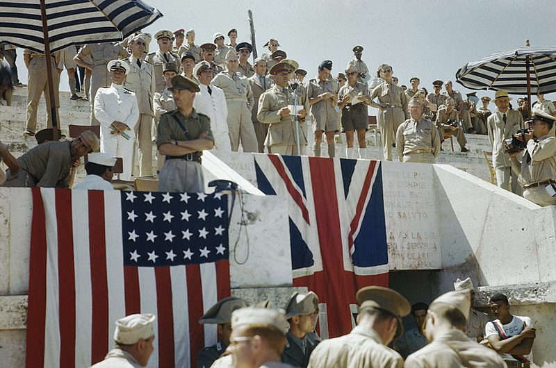 File:Allied Forces Sports Meeting at the Foro Italico, Formerly the Mussolini Forum, Rome, July 1944 TR2098.jpg