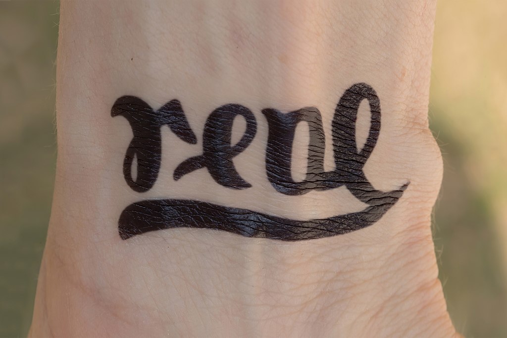 Live Evil Ambigram Temporary Tattoo Sticker - OhMyTat