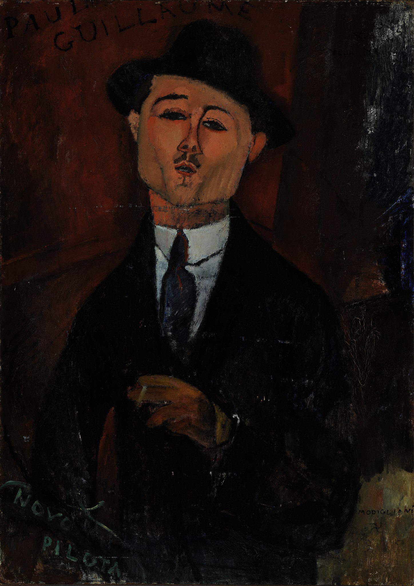 ファイル:Amedeo Modigliani - Paul Guillaume, Novo Pilota - Google