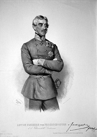 <span class="mw-page-title-main">Anton von Prokesch-Osten</span> Austro-Hungarian diplomat, statesman and general (1795-1876)