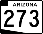 Straßenschild der Arizona State Route 273
