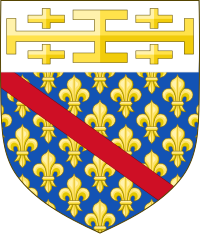 Arms of the House of Bourbon Busset (Ancien) .svg