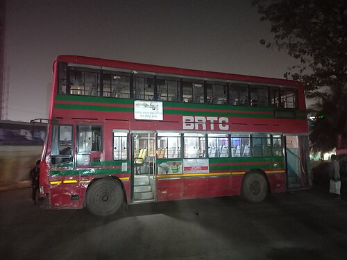 BRTC Bus in Dhakha