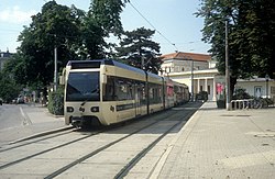 A class 400 railcar in Baden