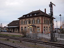 Das Salemer Bahnhofsgebäude