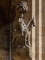 Bamberger Reiter Medieval equestrian statue in the Bamberg cathedral