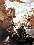 Batalla del golfo de Nápoles (1885).