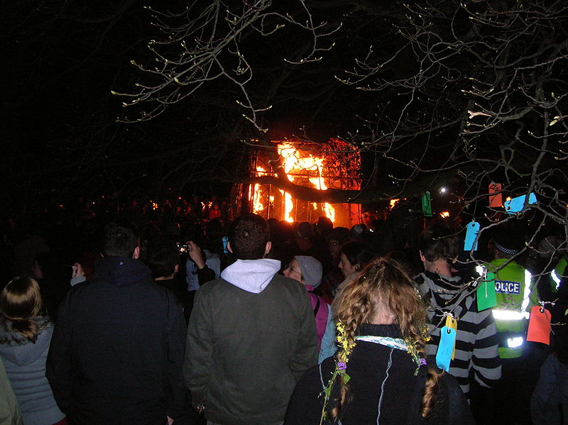 File:Beltane at calton Hill fire procession.JPG