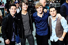 Big Time Rush, una de las series y Bandas estrella de Nickelodeon.