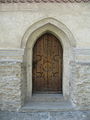 Portalul de intrare în biserică de pe latura nordică