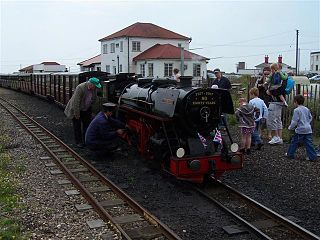 Dungeness railway station building in Kent