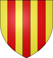 Blason de Foix : d'or à trois pals de gueules.