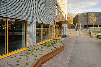 Bobergsskolan, nominerat till Årets Stockholmsbyggnad 2020.