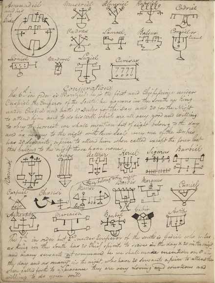 19th century book of incantations, written by a Welsh physician