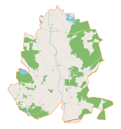 Mapa lokalizacyjna gminy Borzęcin
