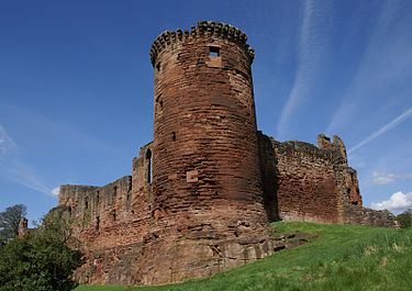 Part of Bothwell Castle, a similar castle also in South Lanarkshire Bothwell Castle 20080505 - south-east tower.jpg