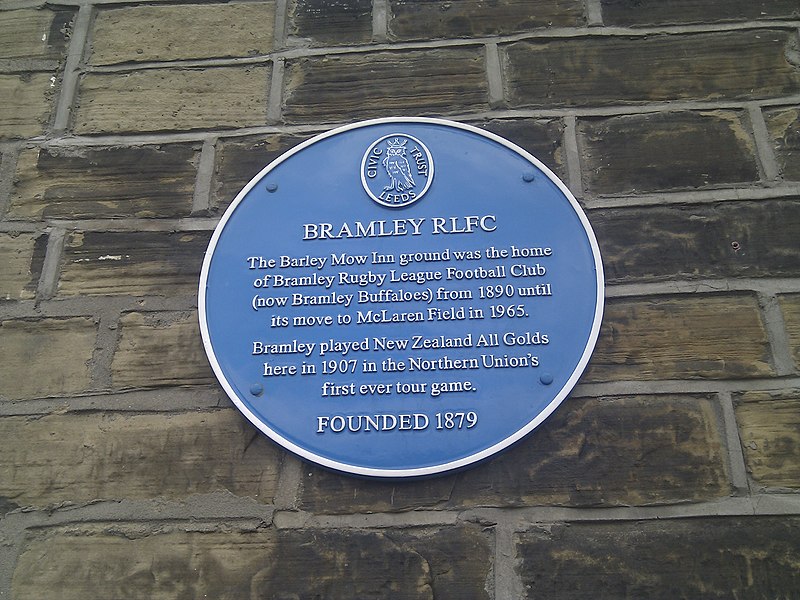 File:Bramley RLFC Blue Plaque (7906766342).jpg