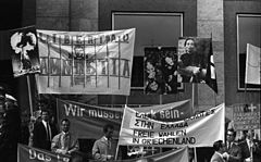 Image 60Protest against the junta by Greek political exiles in Germany, 1967 (from History of Greece)