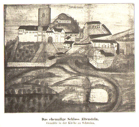 Burg Altenstein um 1500