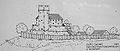 Rekonstruktion Burg Dasing, bayerisch Schwaben (um 1518 bis 1632 im Familienbesitz)