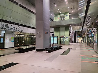 <span class="mw-page-title-main">Nicoll Highway MRT station</span> Mass Rapid Transit station in Singapore