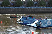 Deutsch: Kanusport bei den Olympischen Jugendspielen 2018; Tag 10, 16. Oktober 2018; Kleines Finale um die Bronzemedaille Jungen Einer-Kajak-Slalom: Tom Bouchardon (Frankreich) - George Snook (Neuseeland) English: Canoeing at the 2018 Summer Youth Olympics at 16 October 2018 – Boys' K1 slalom Bronze Medal Race: Tom Bouchardon (France) - George Snook (New Zealand)