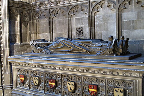 Warham's tomb in Canterbury Cathedral
