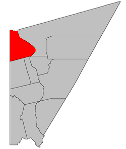 Lage in Carleton County, New Brunswick.