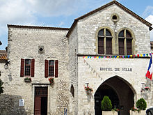 Ang Town Hall sa Castillonnès