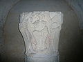 Romanesque capital in the crypt