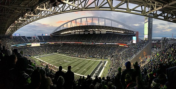 CenturyLink Field (now Lumen Field), the site of the game, in 2014