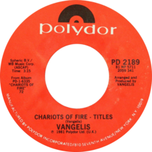 Chariots of Fire Titles by Vangelis US single mark 72.png