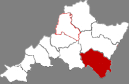 Contea di Zuoquan – Mappa