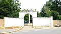 Chiswick House gate near obelisk